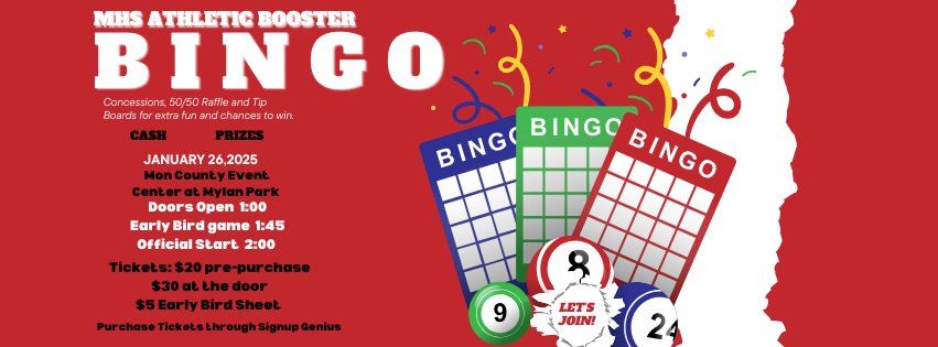 MHS Athletic Booster BINGO