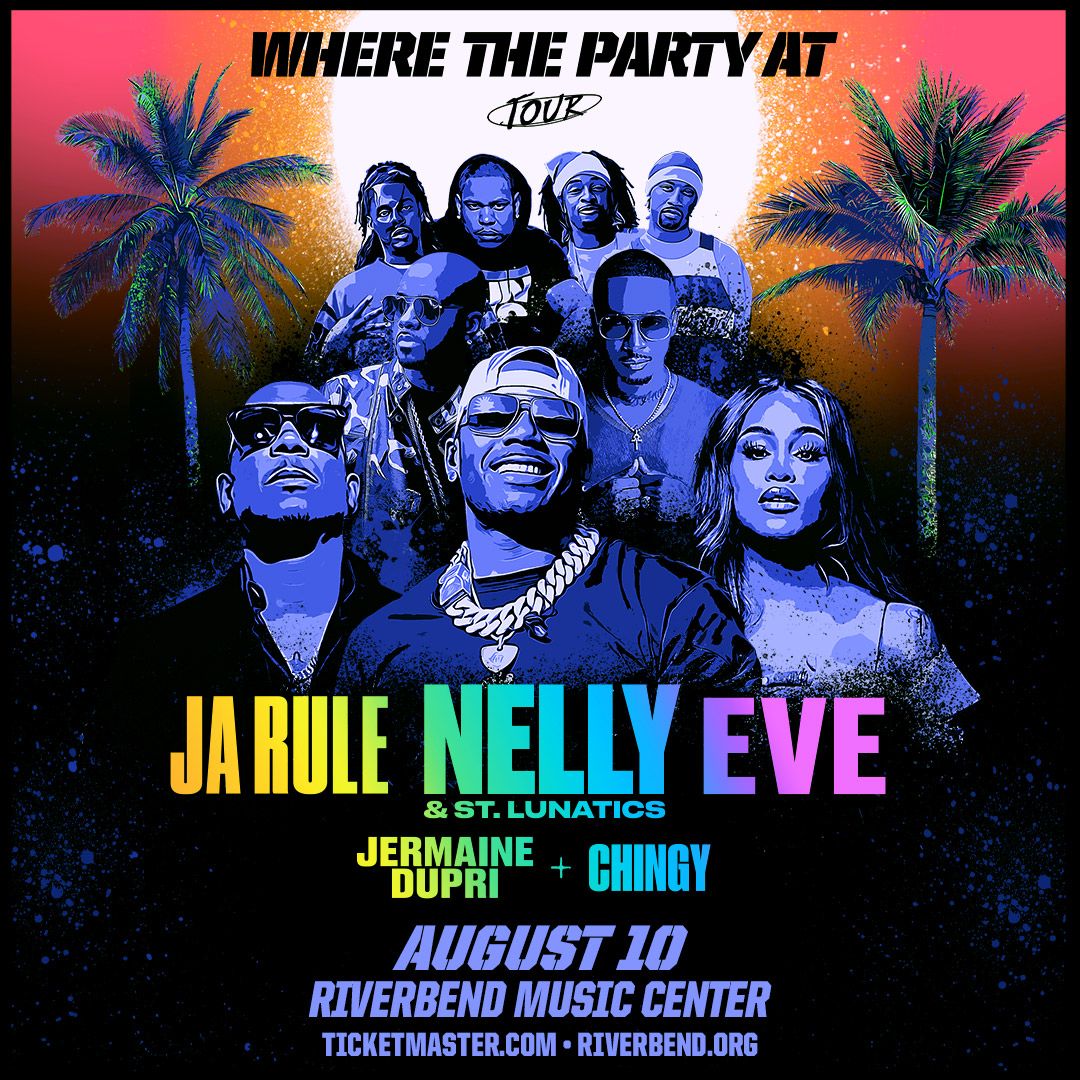 Nelly with Ja Rule and Eve at Riverbend Music Center