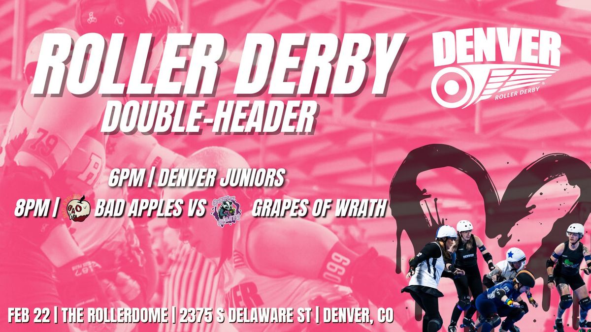 Denver Roller Derby Double Header - February