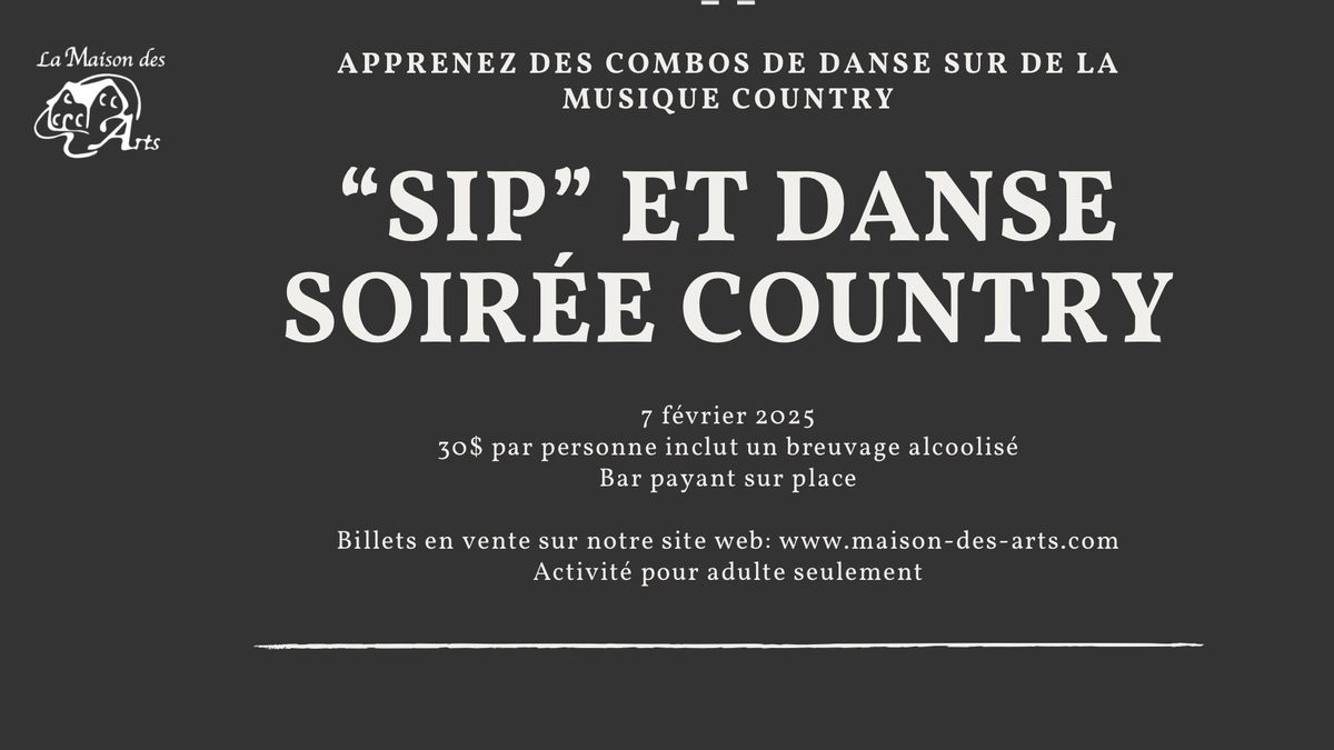 Sip et danse - Style Country