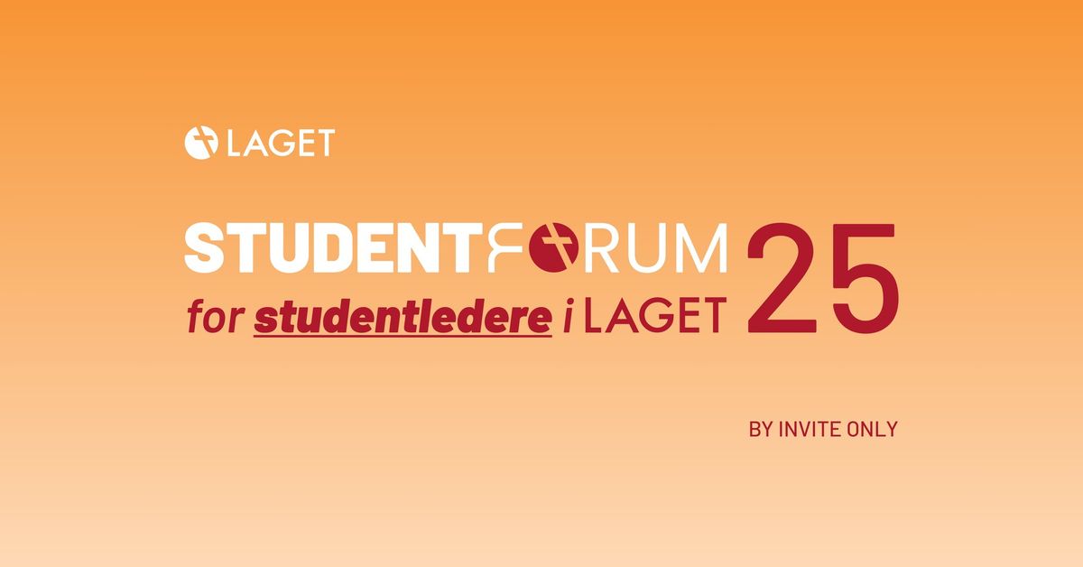 StudentFORUM - visjonshelg for studentledere i Laget