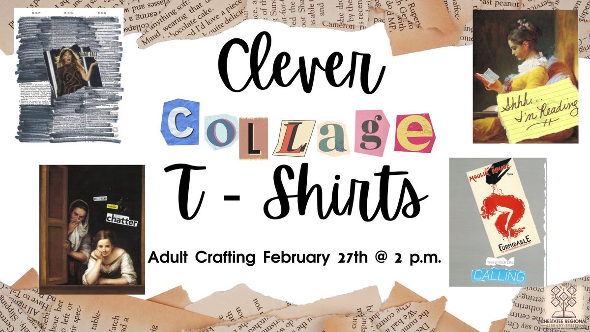 Adult Crafting: Clever Collage T-Shirts