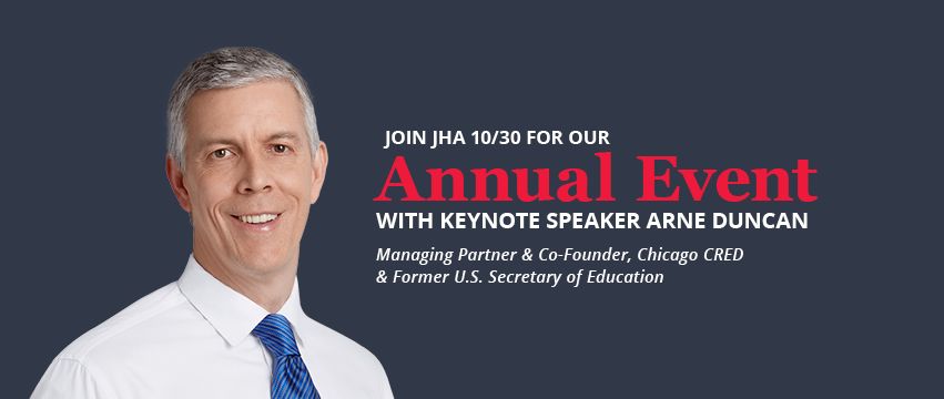 JHA's Annual Event with Arne Duncan