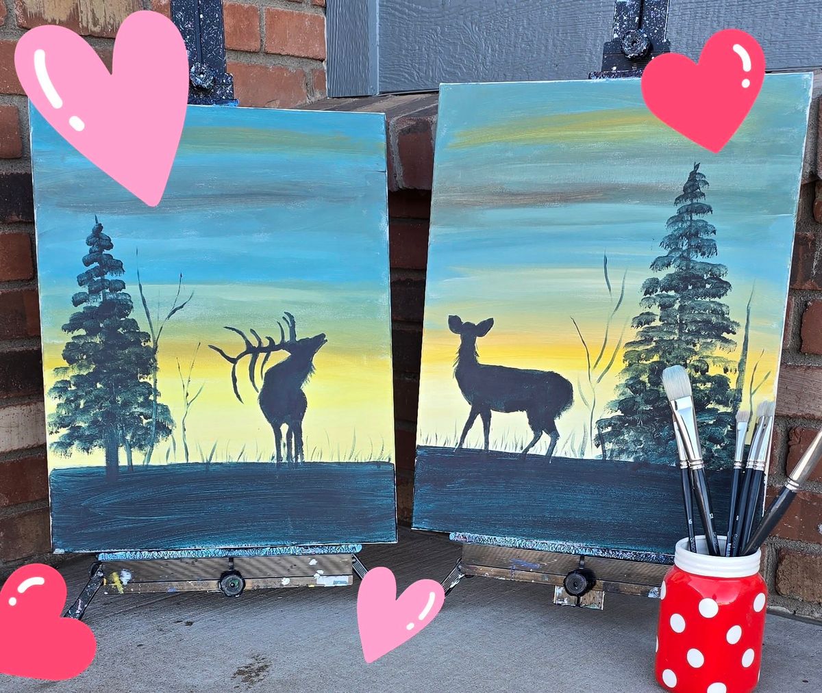 Valentine's Day Couples Paint Event 