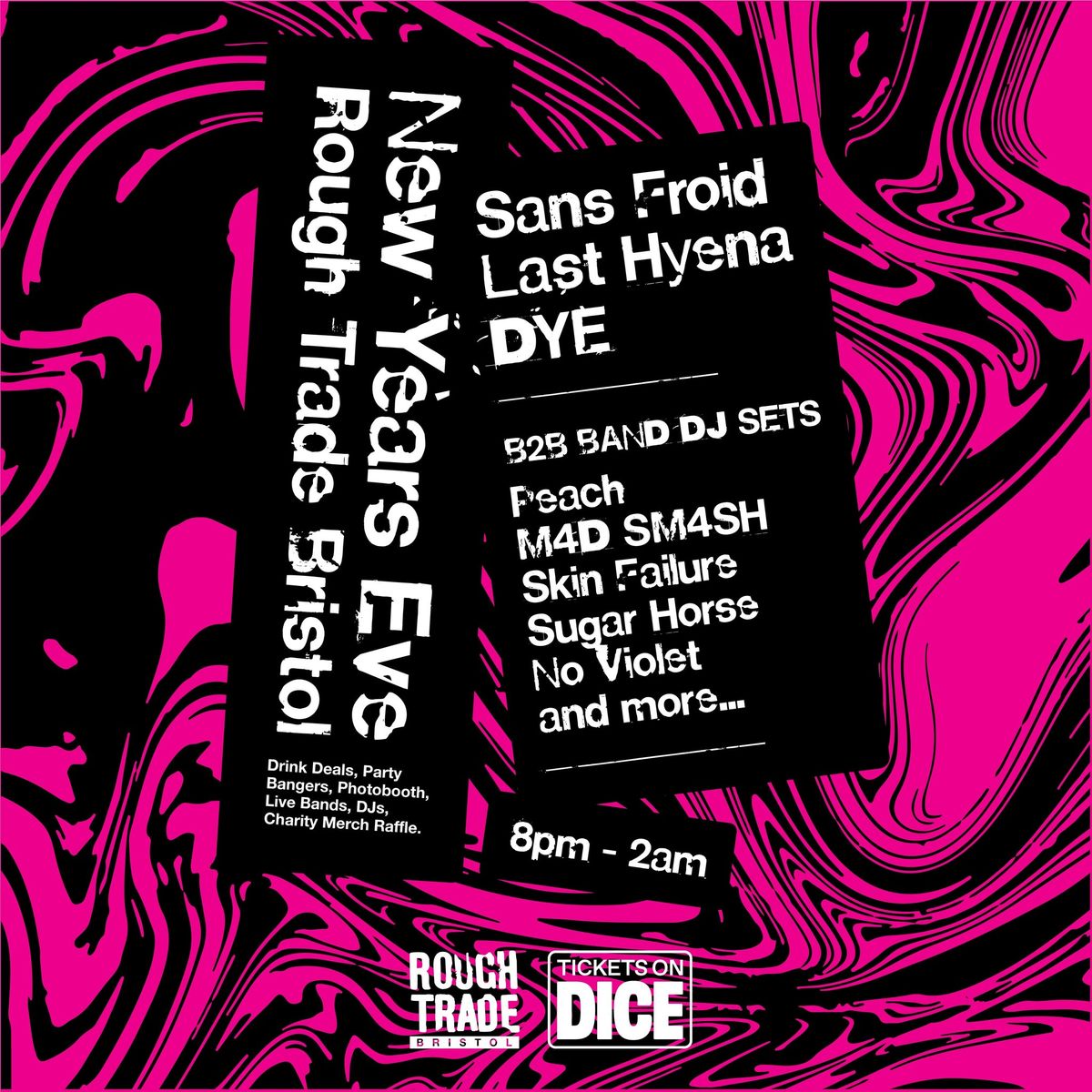 A M4D SM4SH New Years Eve at Rough Trade Bristol!