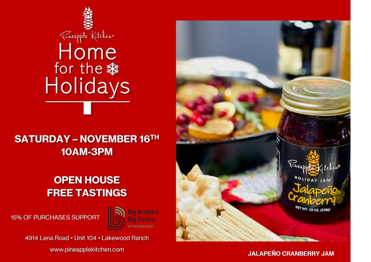 Home for the Holidays Free Tasting Open House