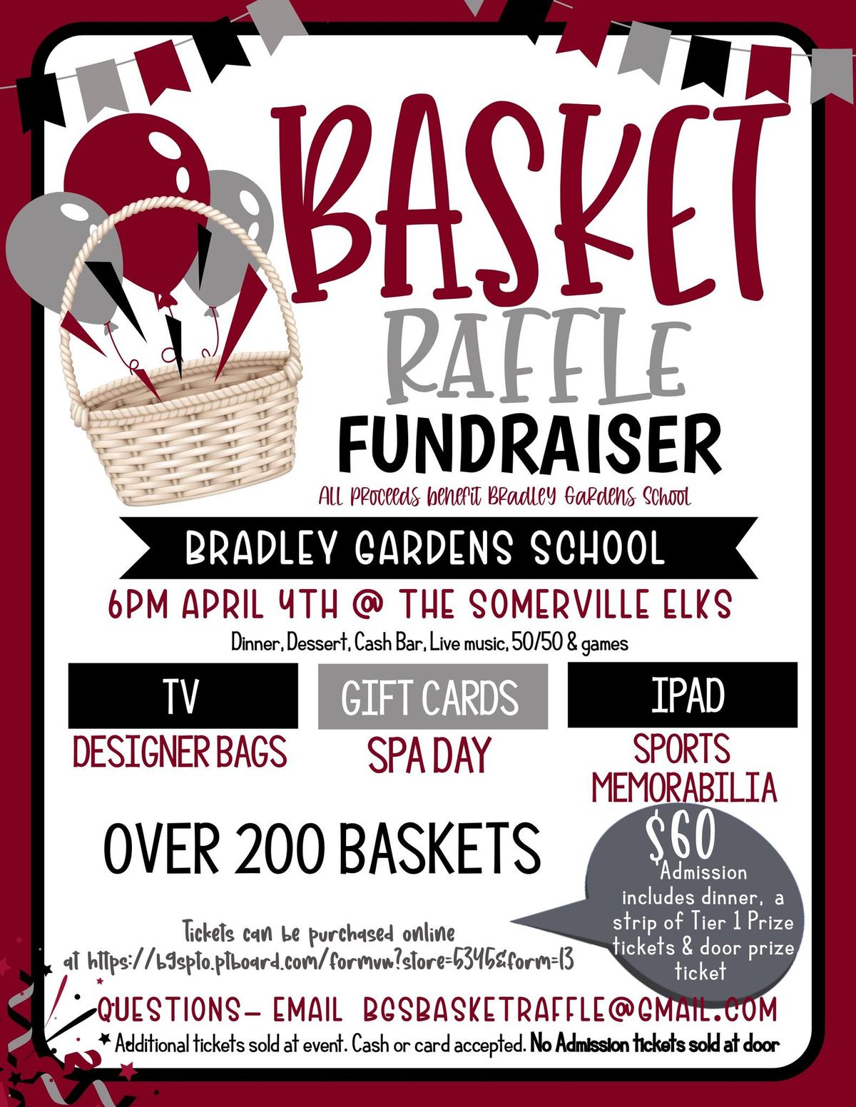 Bradley Gardens Basket Raffle 