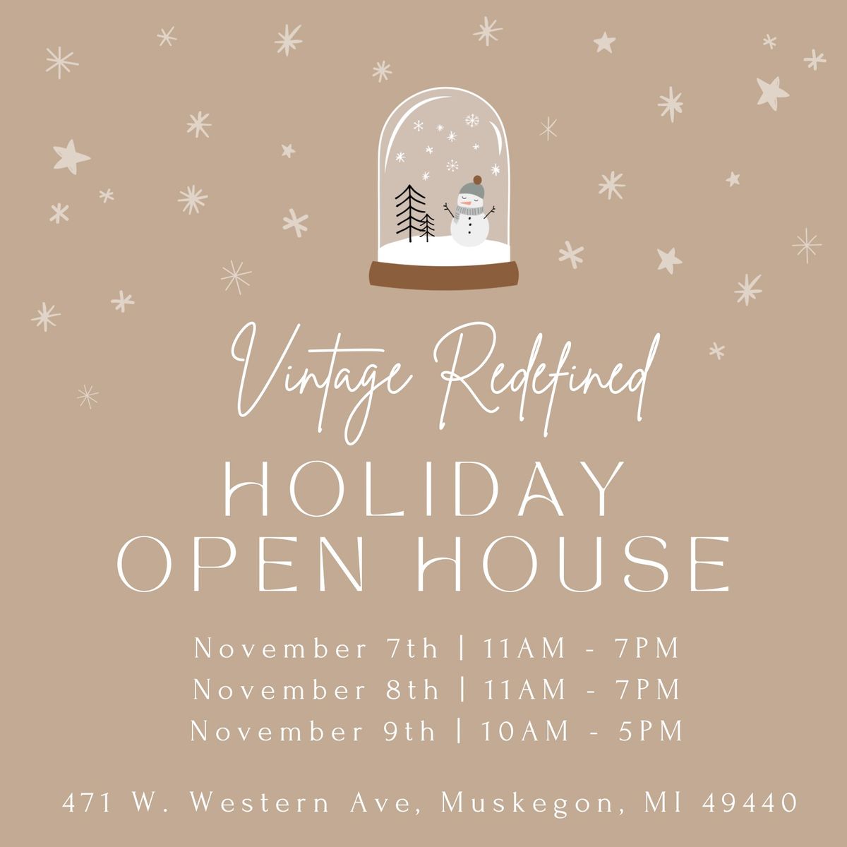 Vintage Redefined Holiday Open House