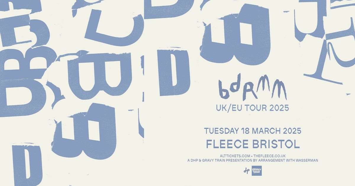 bdrmm live at The Fleece, Bristol - Tue 18th Mar 2025