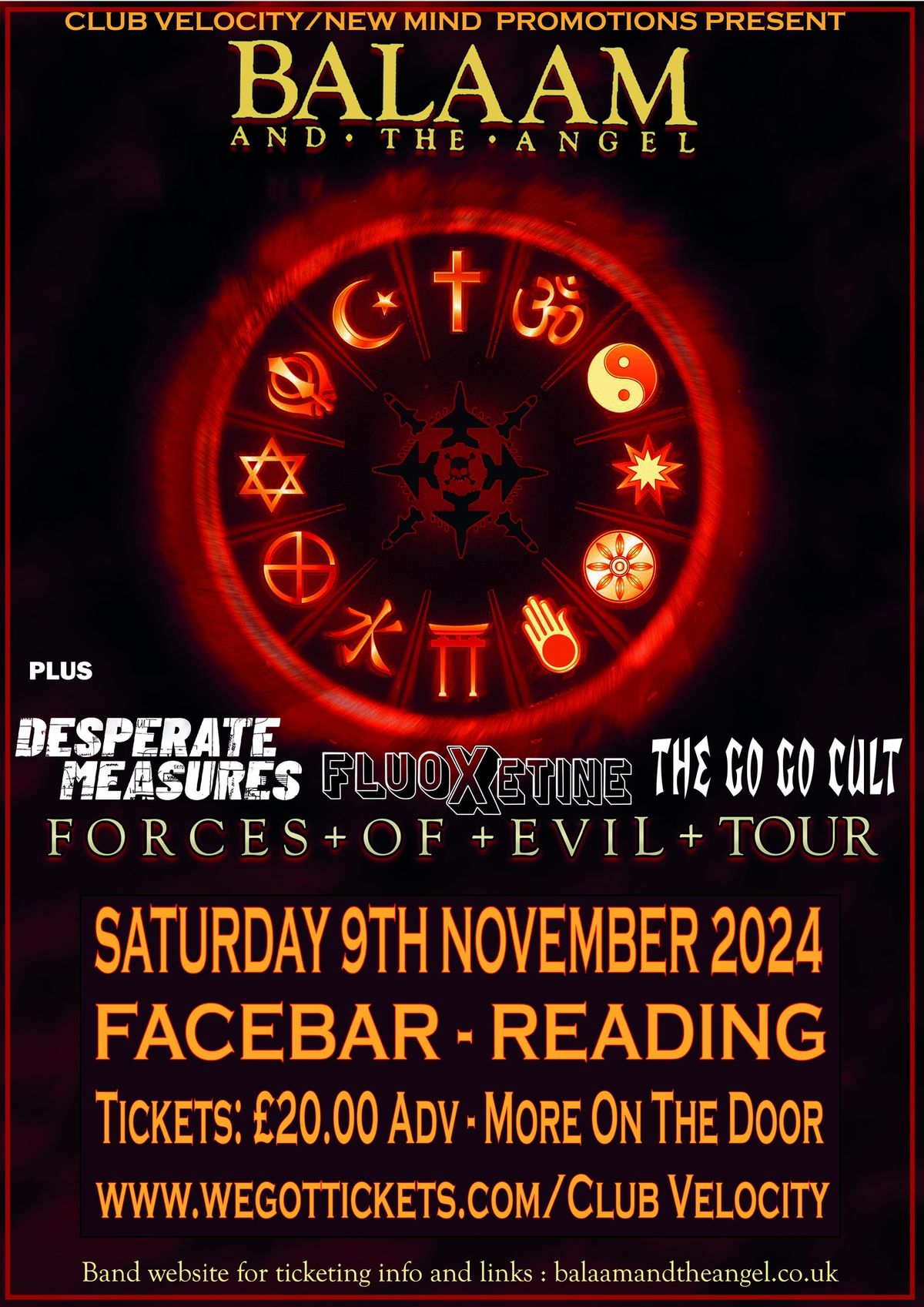 Club Velocity\/New Mind Promotions Balaam And The Angel\/Desperate Measures.\/Fluoxetine\/Go Go Cult