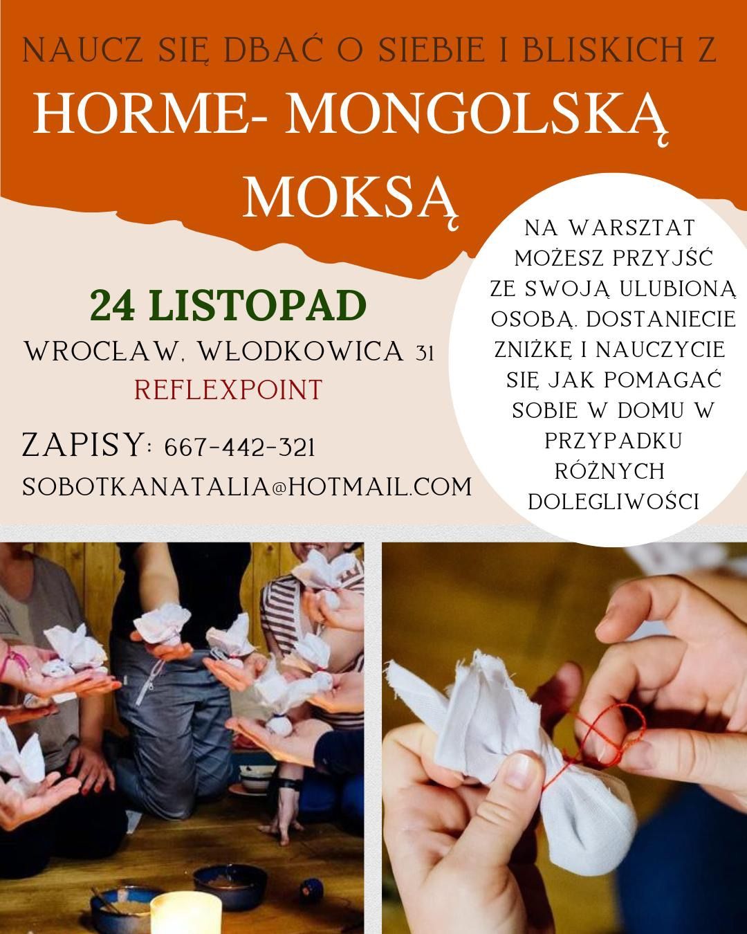 Warsztaty z Horme - mongolskiej moksy 