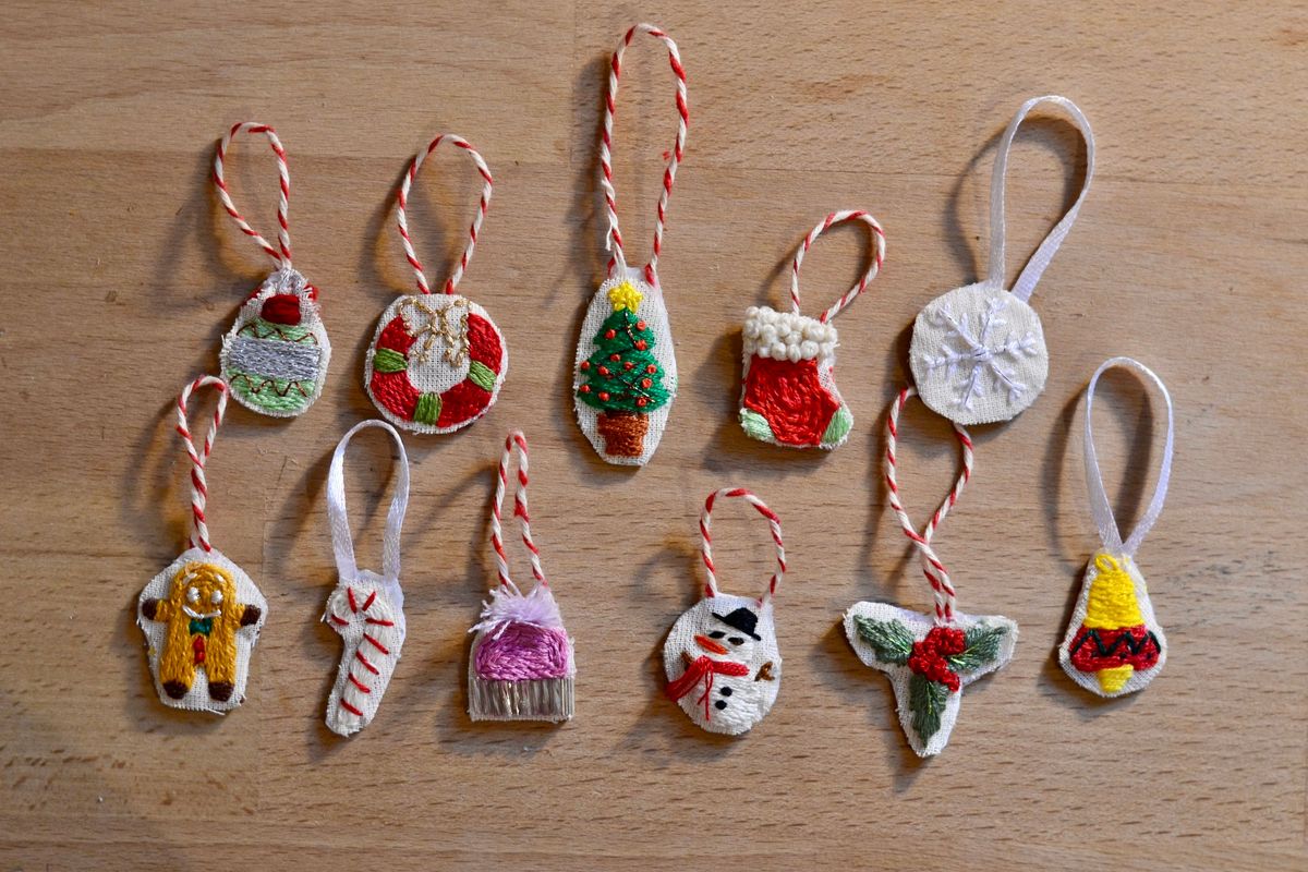 Christmas Ornaments | Handmade Embroidery Workshop