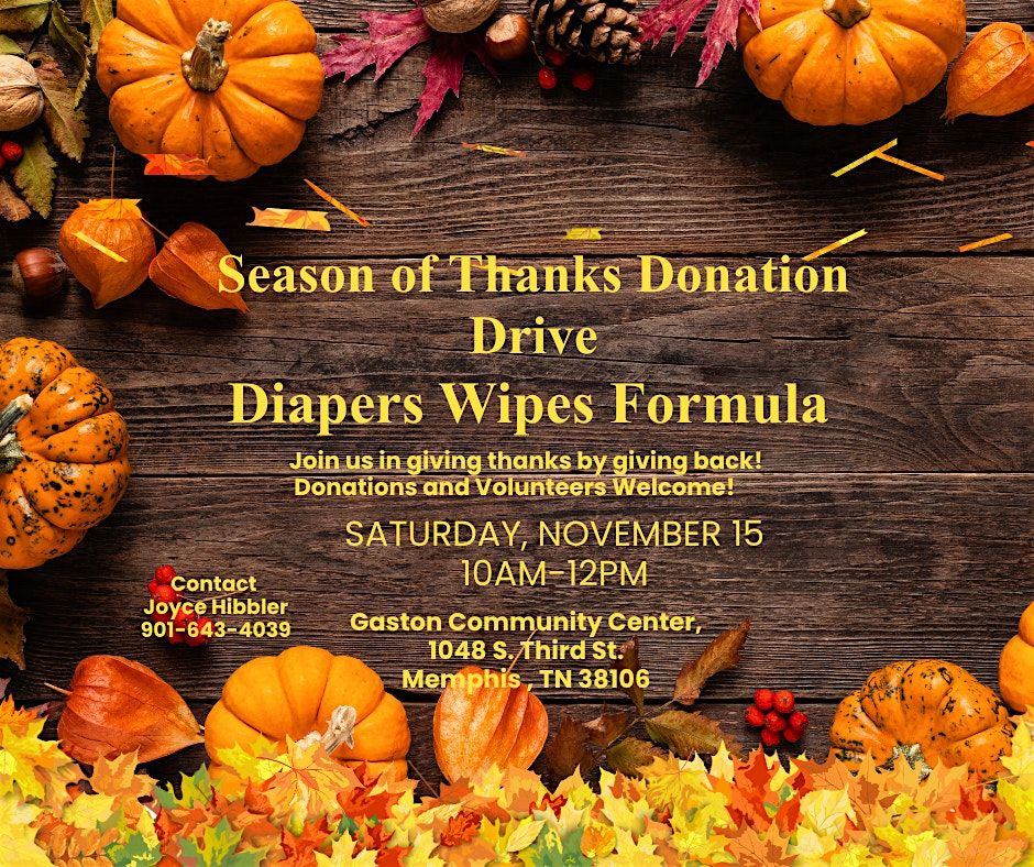 Season of Thanks Donation