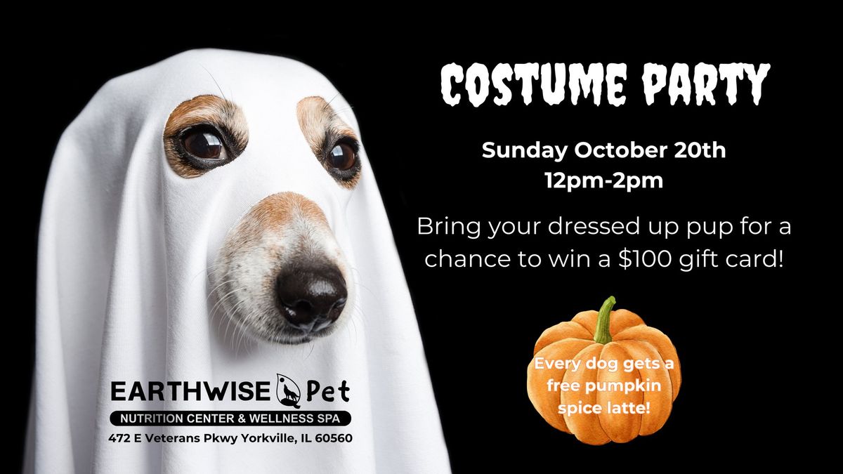 Costume Party & Pumpkin Spice Lattes at EarthWise Pet Yorkville