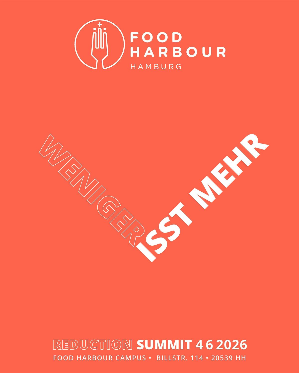 Food Harbour Hamburg: Reduction Summit - Weniger isst mehr