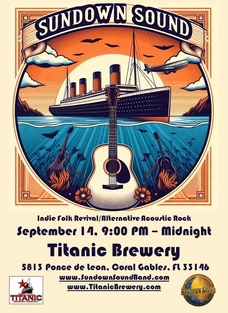 Sundown Sound at Titanic Brewery