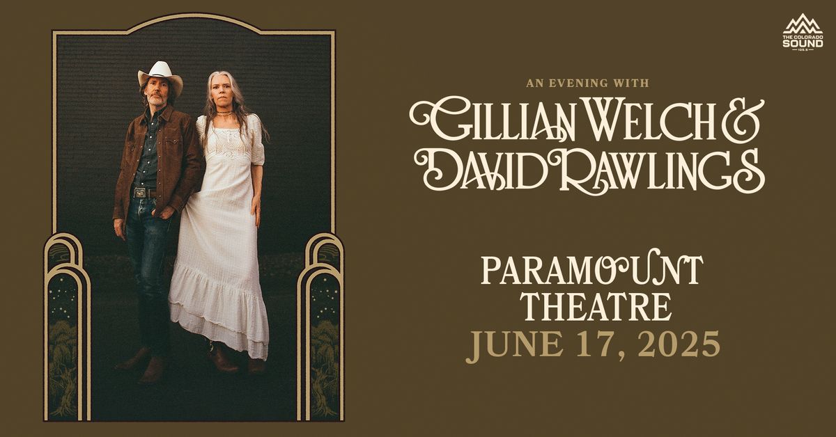 105.5 The Colorado Sound Presents: Gillian Welch & David Rawlings