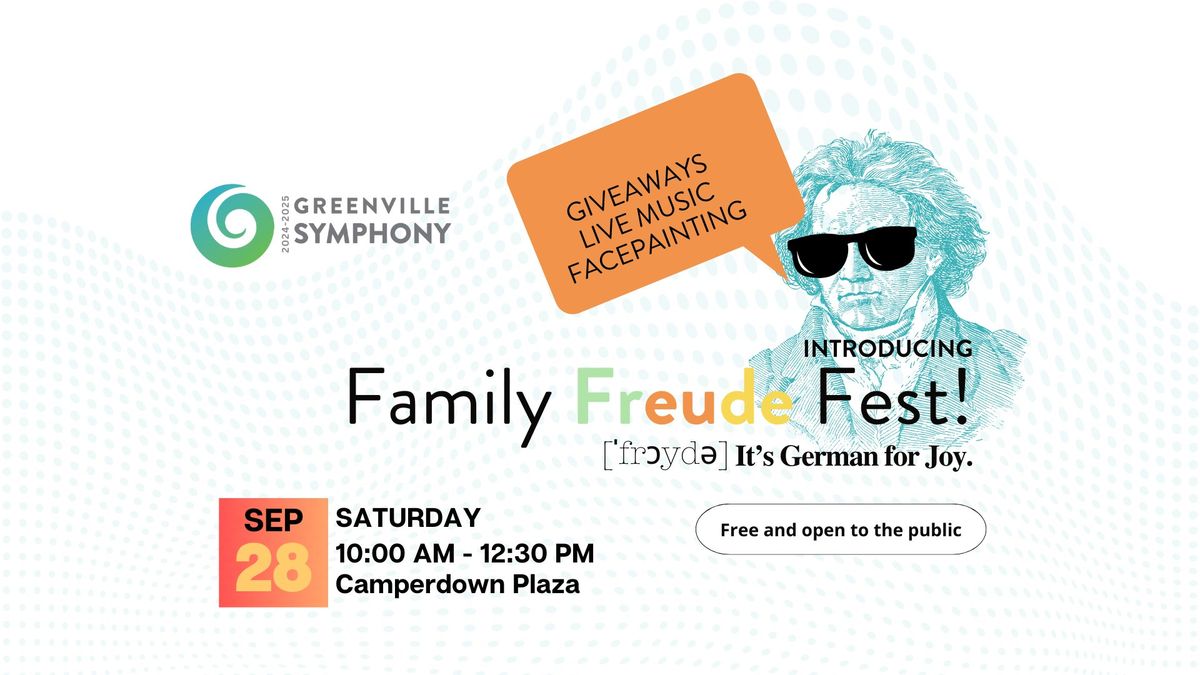 Family Freude Fest: Lollipops and Sing with the Greenville Symphony