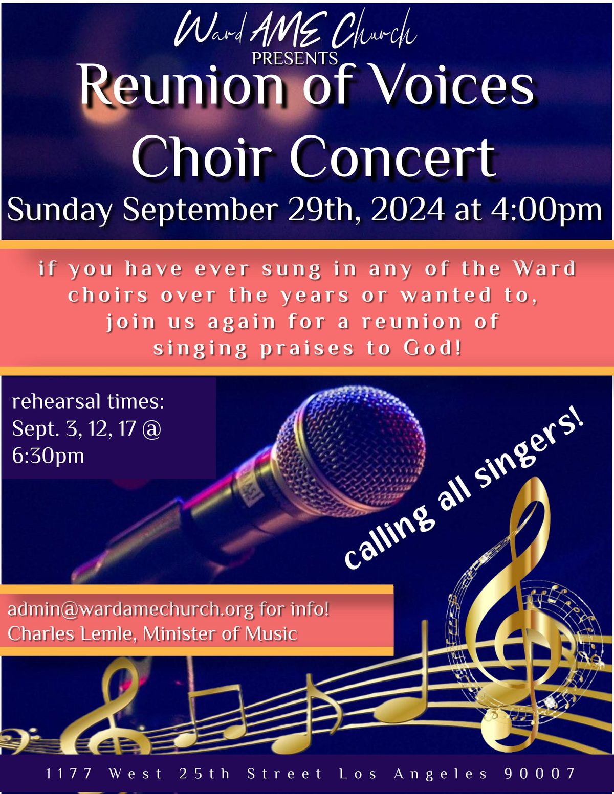 Reunion of Voices Choir Concert