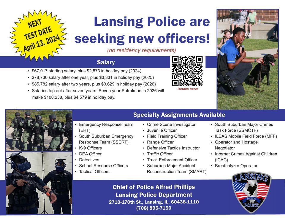 Test for new Lansing Police Officers