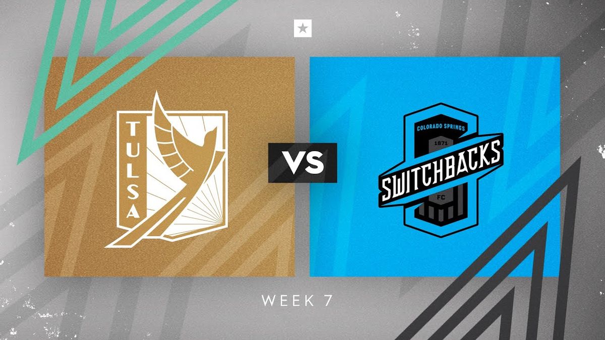 FC Tulsa vs. Colorado Springs Switchbacks FC