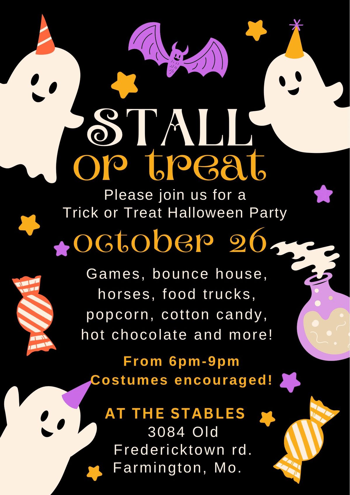 Stall or Treat 