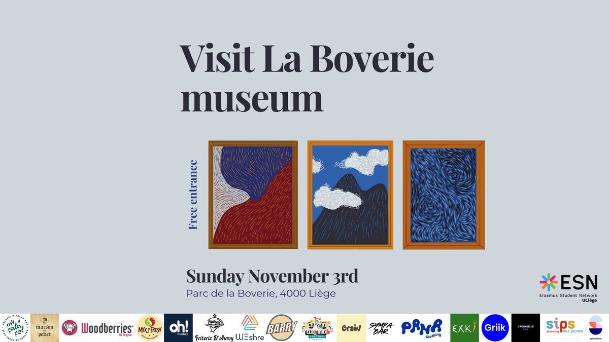 Visit La Boverie museum By ESN ULi\u00e8ge