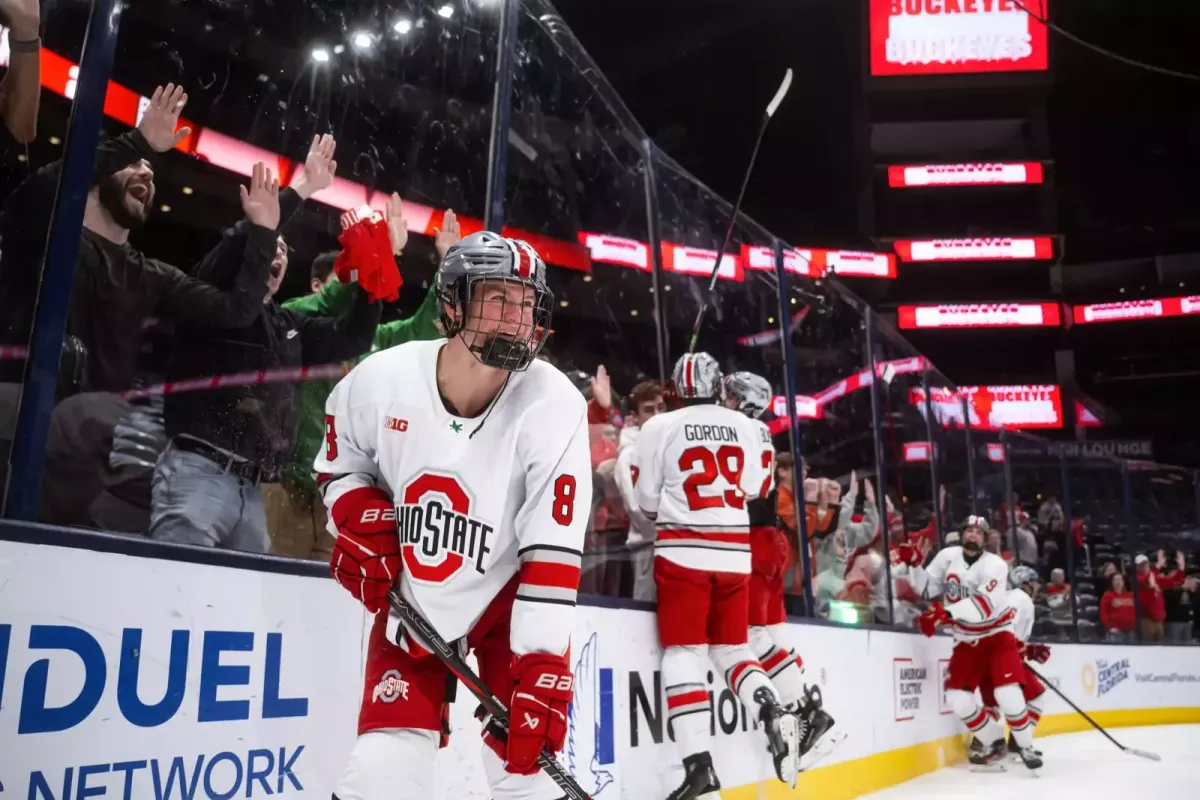 Big Ten Mens Hockey Semifinals - Penn State at Ohio State Buckeyes Mens Hockey