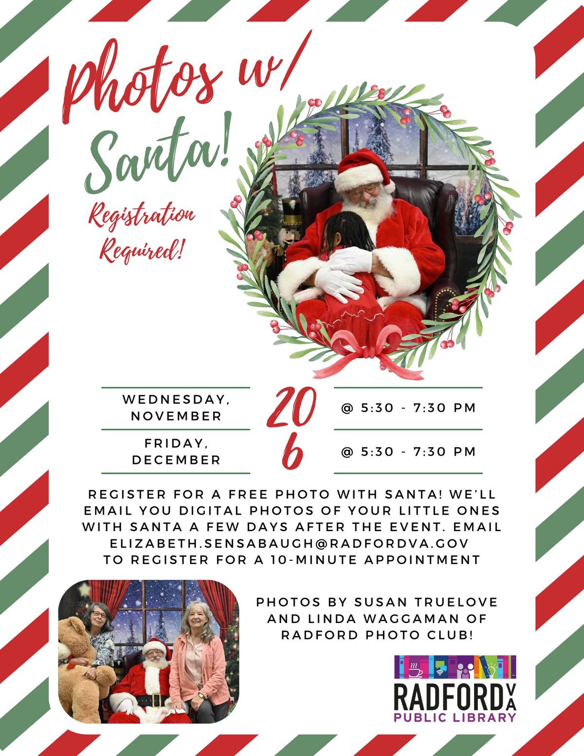 Photos with Santa - REGISTRATION REQUIRED