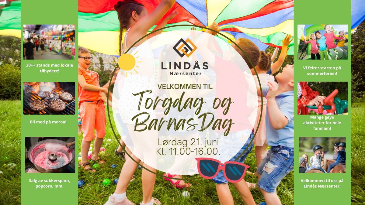 Barnas Dag og Torgdag p\u00e5 Lind\u00e5s!