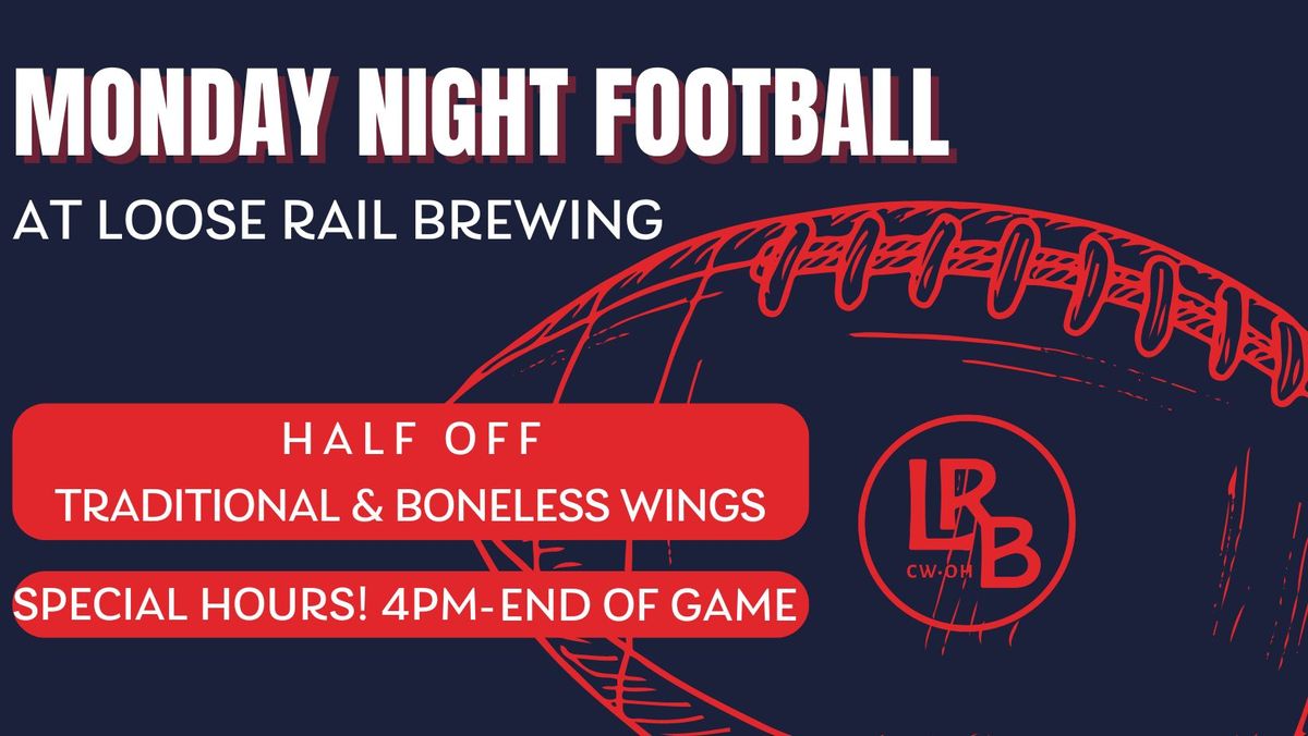 Monday Night Football & Half Off Wings! Buffalo vs New York!