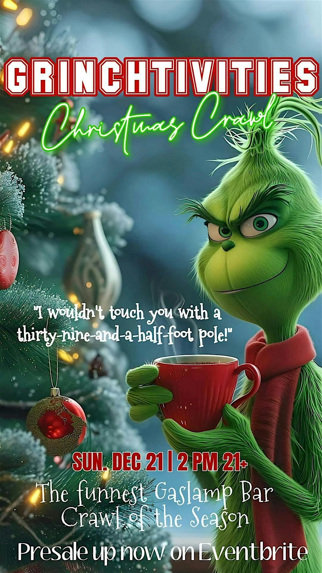 Grinchtivities Christmas Bar Crawl