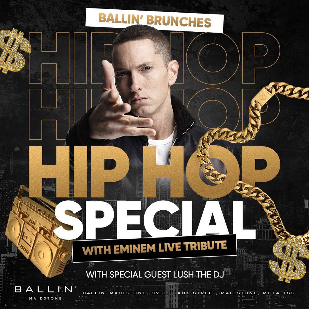 Hip Hop Special With UK's Best Eminem Tribute Bottomless Brunch