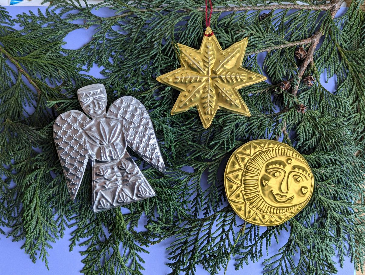 Embossed Foil Christmas Decorations