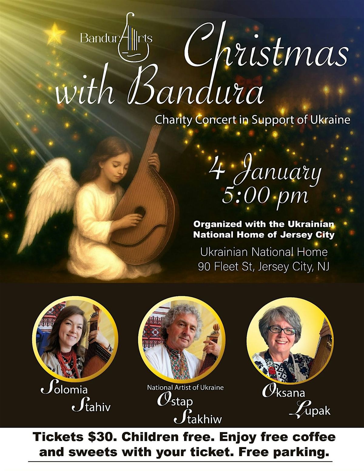 Christmas with Bandura | \u041a\u043e\u043b\u044f\u0434\u0430 \u0437 \u0411\u0430\u043d\u0434\u0443\u0440\u043e\u044e | Jersey City, NJ