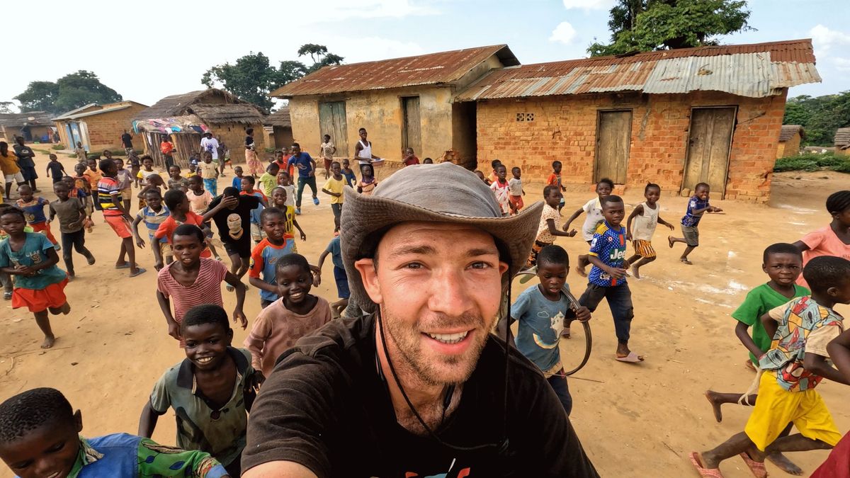 The entire west coast of Africa on bicycle. Tomas Diera. 