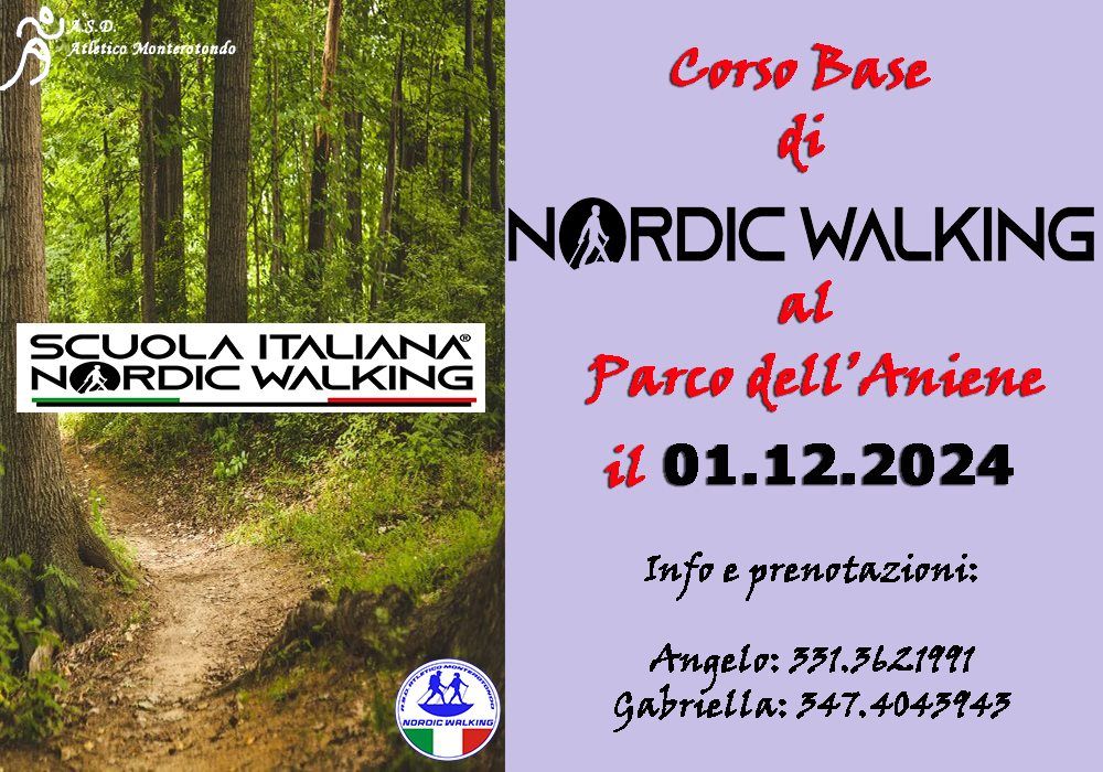 Nordic Walking al Parco dell'Aniene di Roma