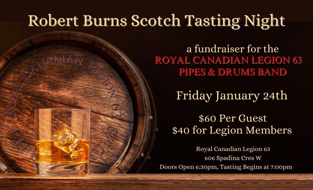 Robert Burns Scotch Tasting Night