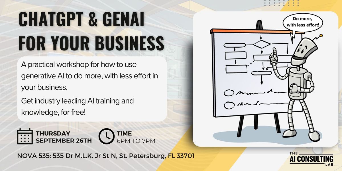 ChatGPT & GenAI for your Business: A Workshop for Practical applications & Best Practices