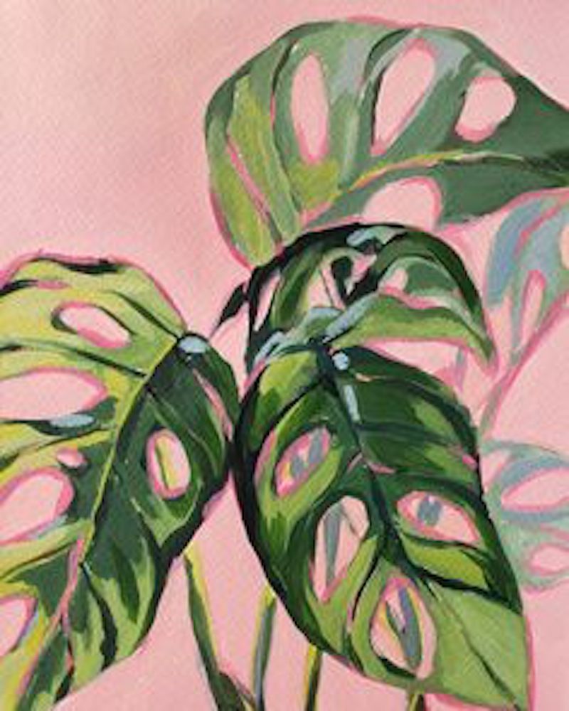 Spruce Jax Beach: Botanical Painting