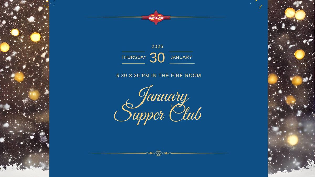 January Supper Club