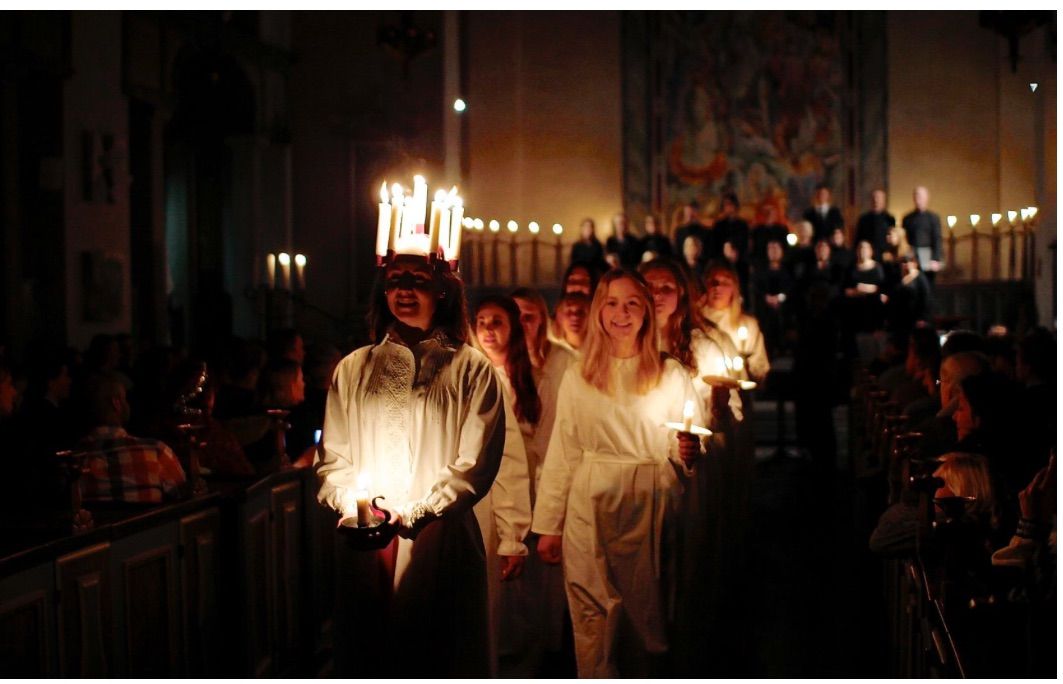 Lucia i Margaretakyrkan 