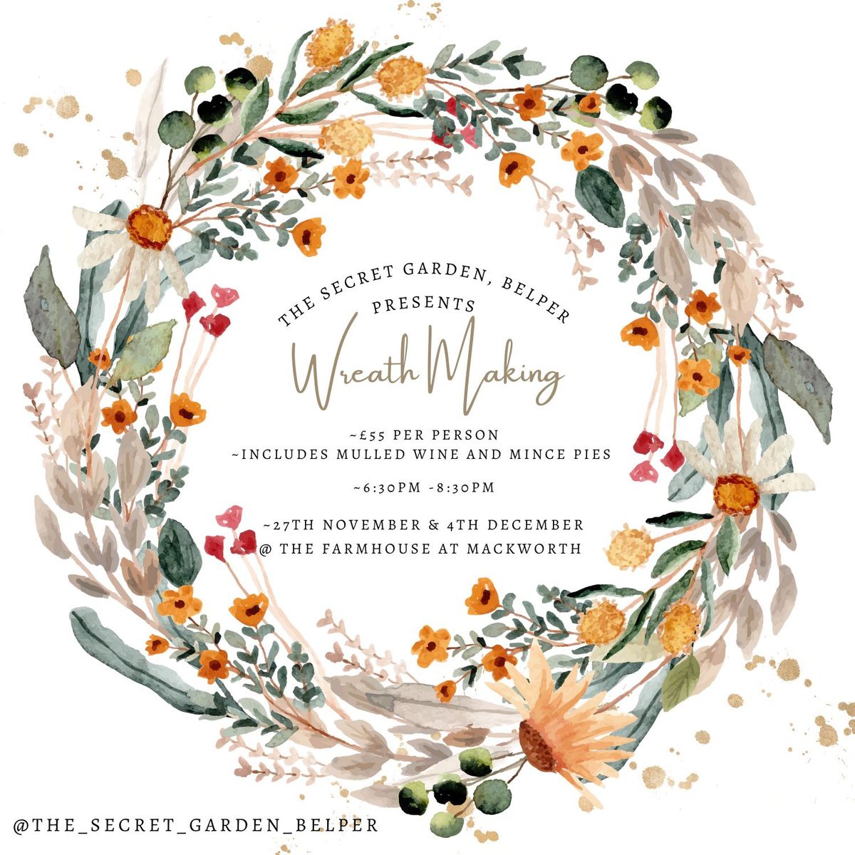 Wreath making workshop