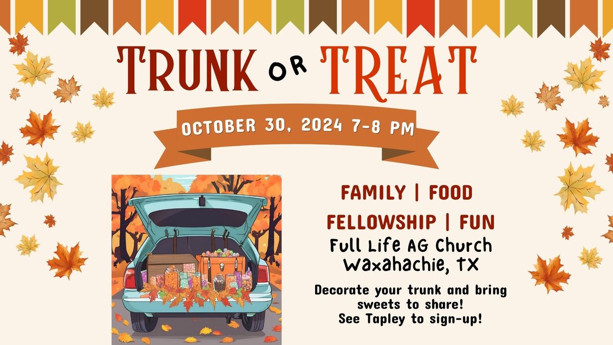 Trunk or Treat