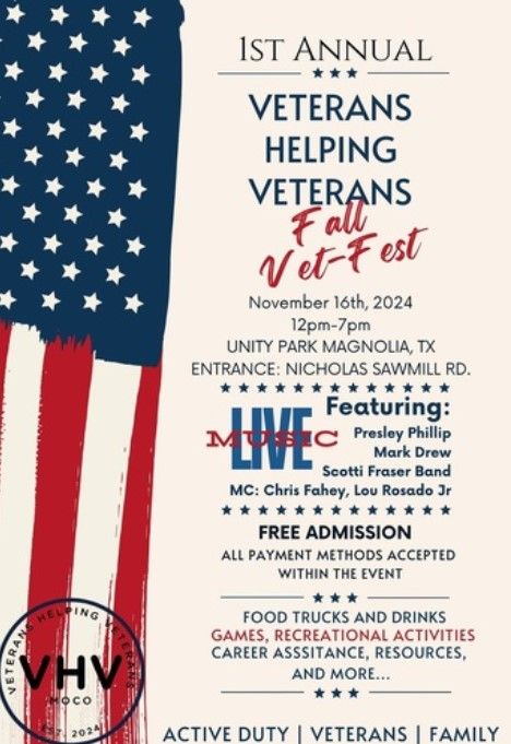 VETERANS HELPING VETERANS                                                FALL VETERAN FESTIVAL