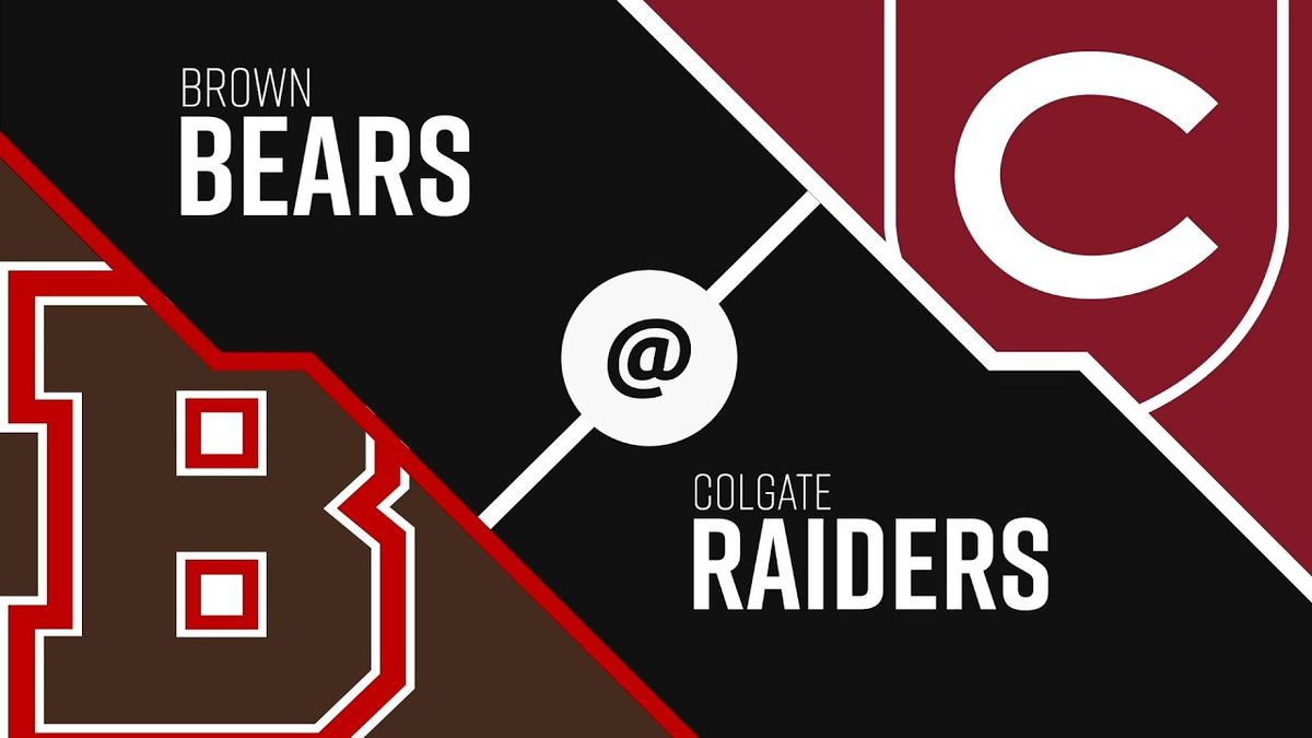 Brown Bears vs. Colgate Raiders