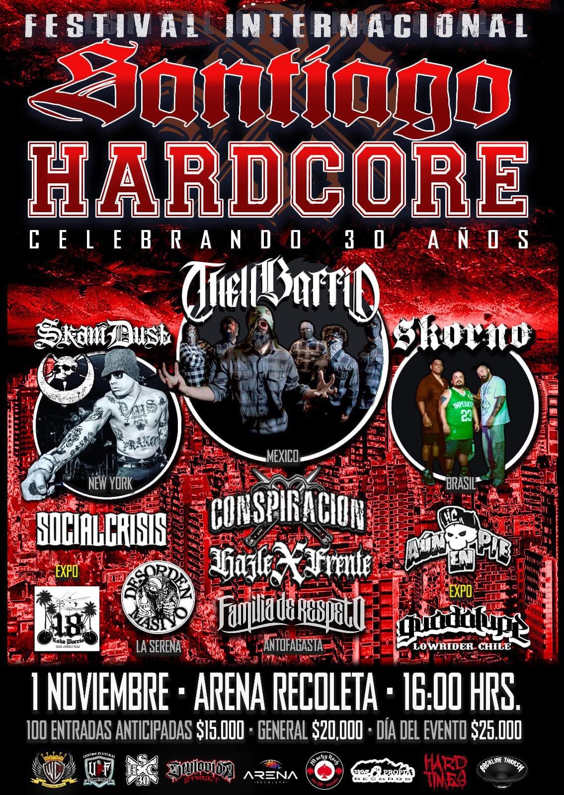 SANTIAGO HARDCORE 30 A\u00d1OS SHOW INTERNACIONAL