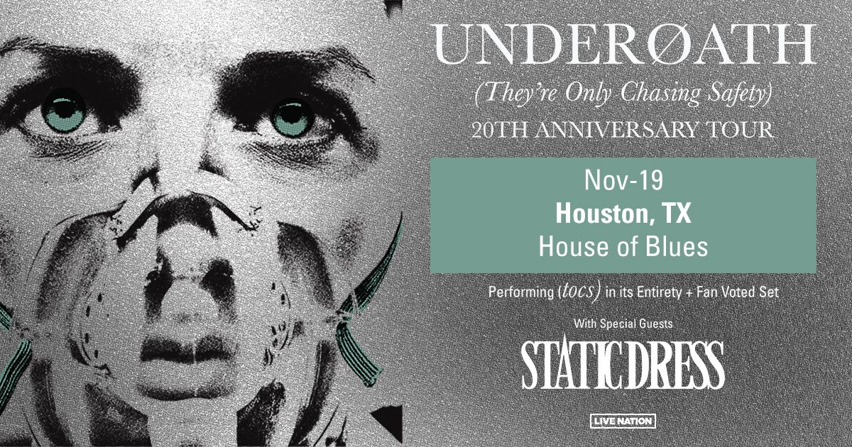 Underoath - They're Only Chasing Safety 20th Anniversary Tour