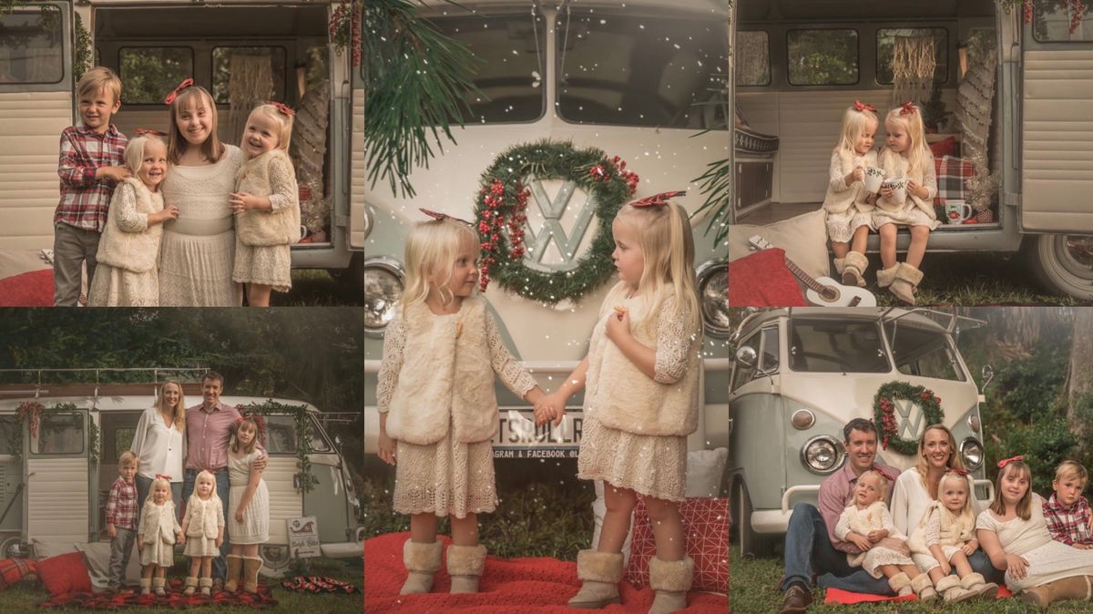 Volkswagen Bus Christmas Mini Photoshoots | Orlando, FL