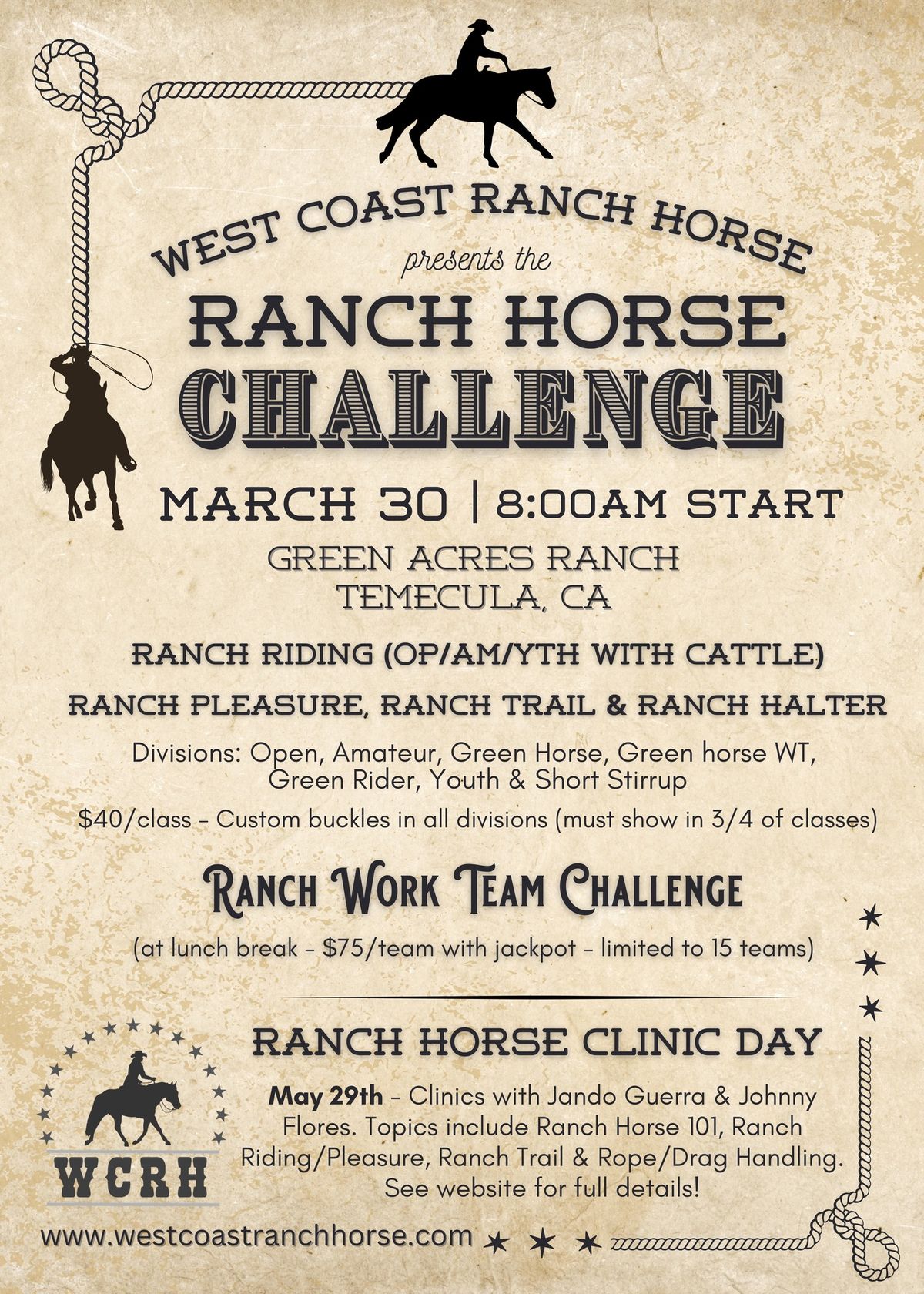 Ranch Horse Challenge Weekend